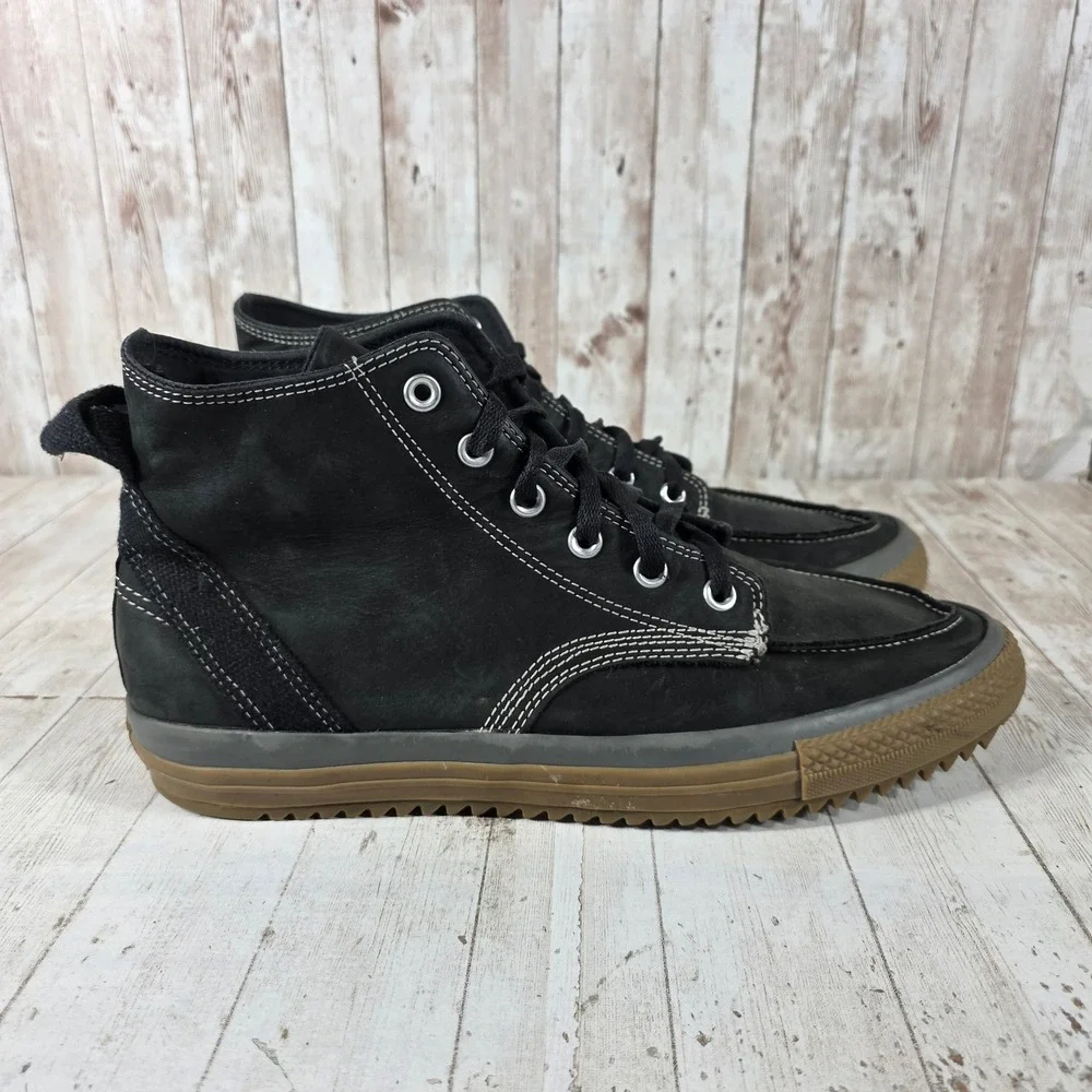 Converse Chuck Taylor All Star Outsider Black Nubuck Gum Sole Boots 135266C 12